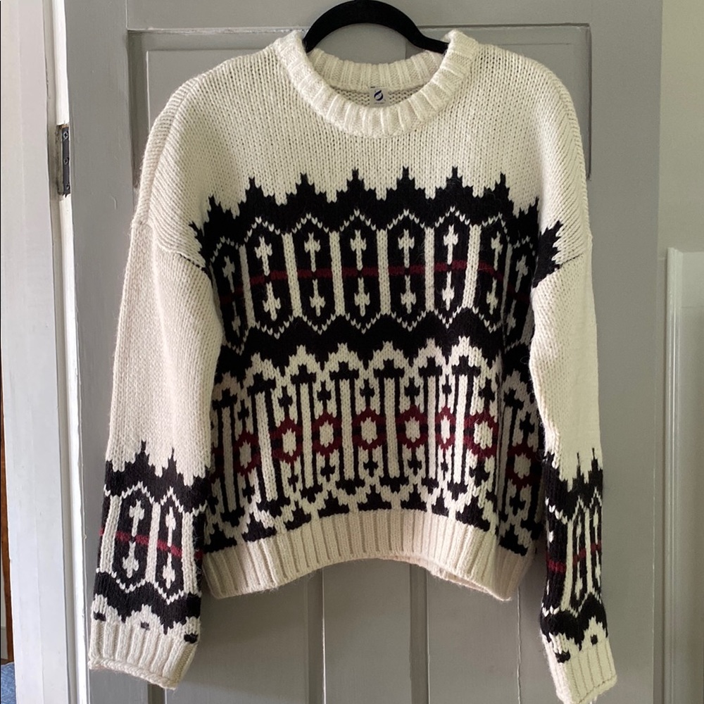Lou & Grey Fair Isle Slouchy Sweater